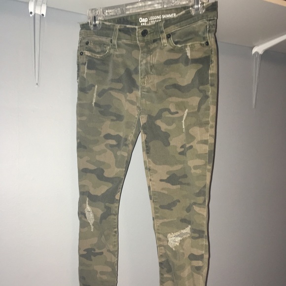 GAP Pants - Camo Skinny Jeans
